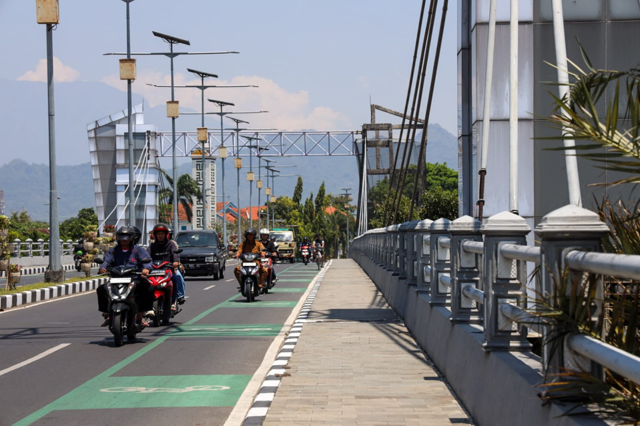 Perbaikan Pilar Jembatan Brawijaya Kediri Dimulai, Desain Baru Lebih Ikonik
