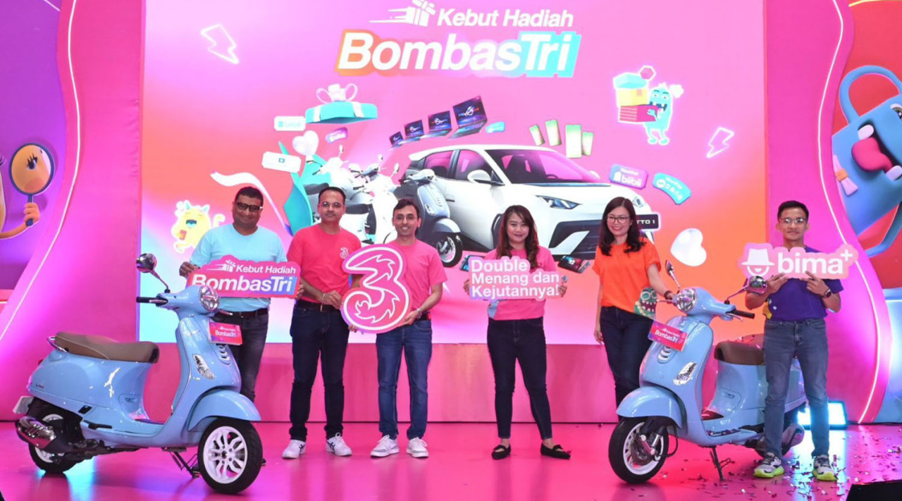 Jangan Kelewatan! Tri Bagi-Bagi Hadiah Bombastis, Ada Mobil Listrik