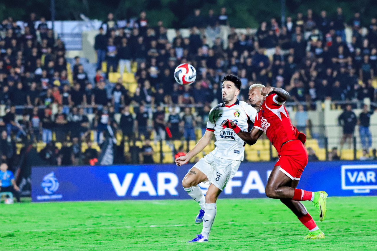 Pertandingan seru antara Persik Kediri melawan tuan rumah Persijap Jepara. (Foto: Persik Kediri/jatimnow.com)