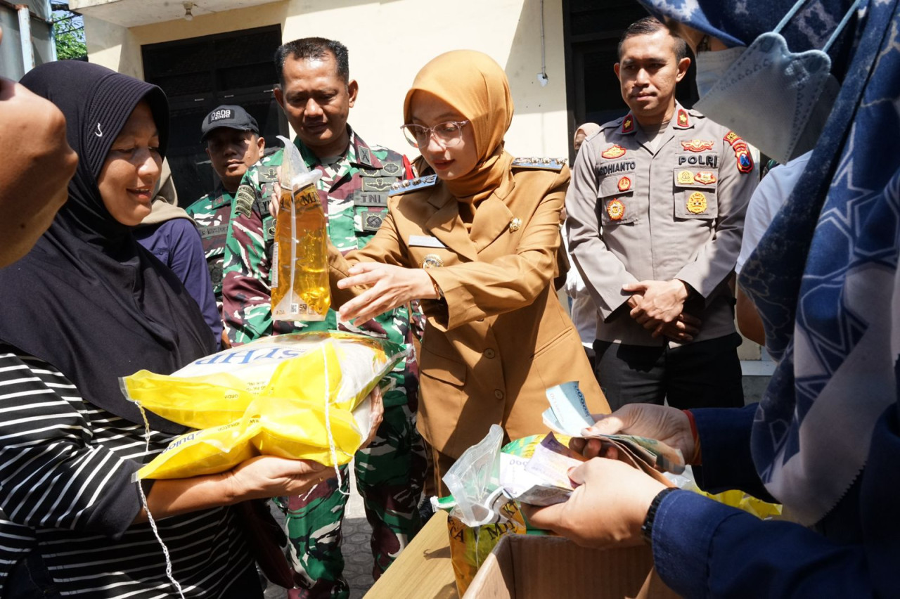 Gerakan Pangan Murah di Kota Kediri. (Foto: Pemkot Kediri/jatimnow.com)