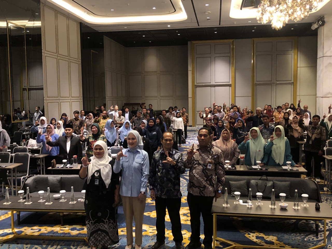 Foto:  Kegiatan  diseminasi program diplomasi kebahasaan dan kesastraan. (Fatkur/jatimnow.com)