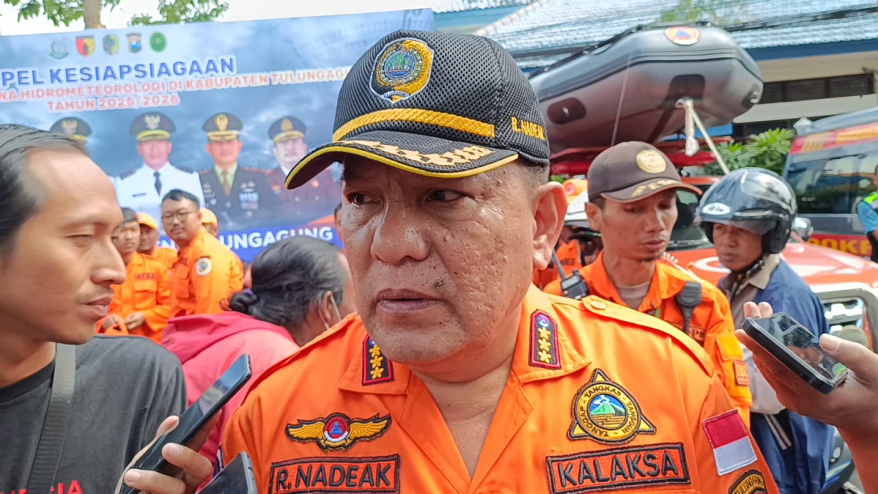 Foto: Kepala Pelaksana BPBD Tulungagung, Robinson Pasaroan Nadeak. (Bramanta/jatimnow.com)