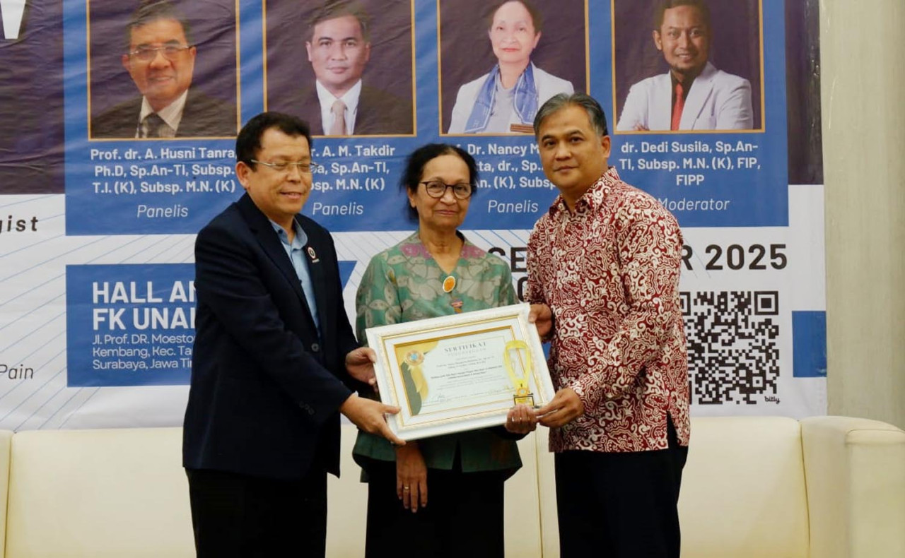 UK Petra Bangga, Prof Rita Rehatta Dinobatkan Sebagai Pelopor Ilmu Nyeri