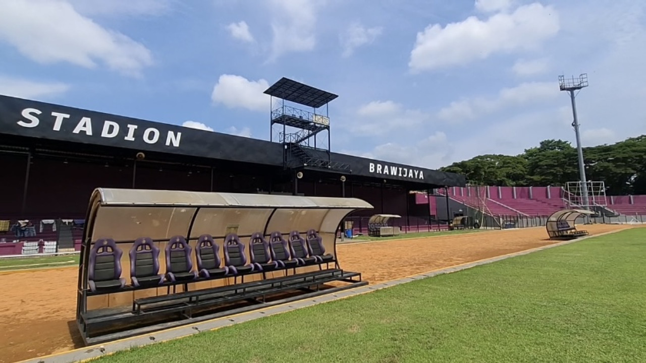 Stadion Brawijaya Kediri. (Foto: Yanuar Dedy/jatimnow.com)