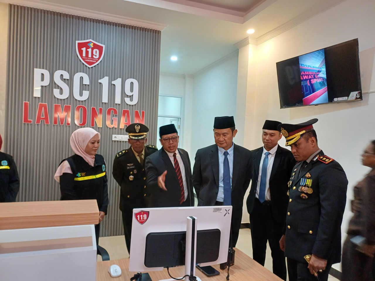 Foto: Ruang layanan PSC Dinkes Lamongan (Adyad Ammy Iffansah/jatimnow.com)