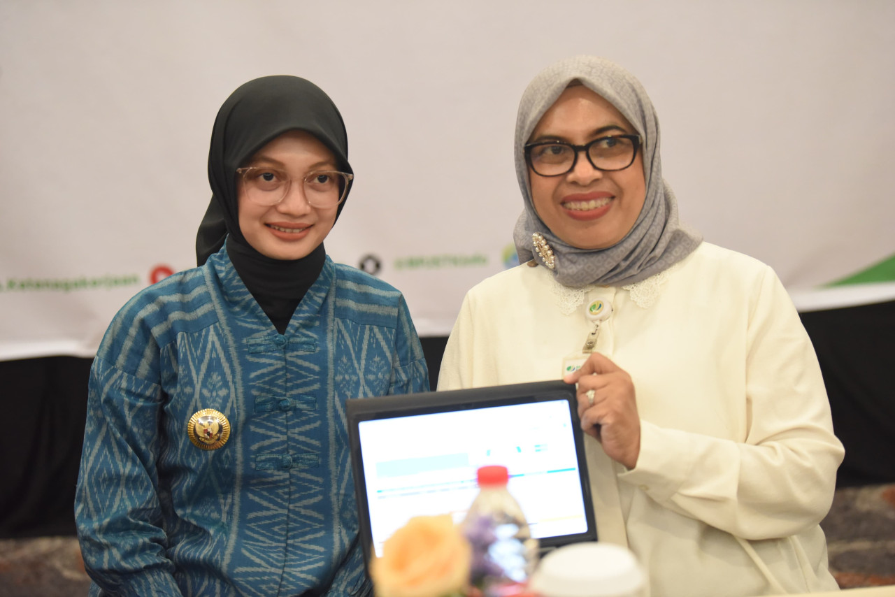 Wali Kota Kediri Vinanda Prameswati menghadiri Focus Group Discussion (FGD) Peningkatan Coverage Jaminan Sosial Ketenagakerjaan (Jamsostek). (Foto: Pemkot Kediri/jatimnow.com)