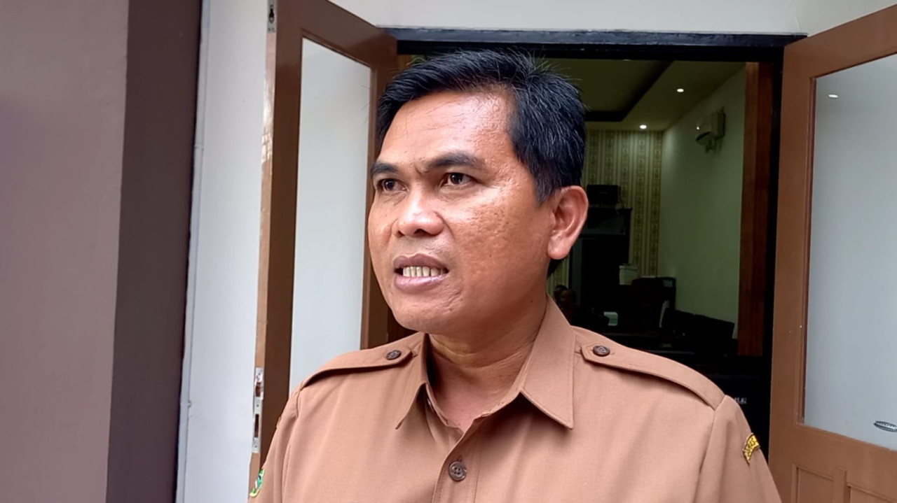 Foto: Plt Kepala Dinas PUPR Kabupaten Trenggalek, Anjang Purwoko. (Bramanta/jatimnow.com)