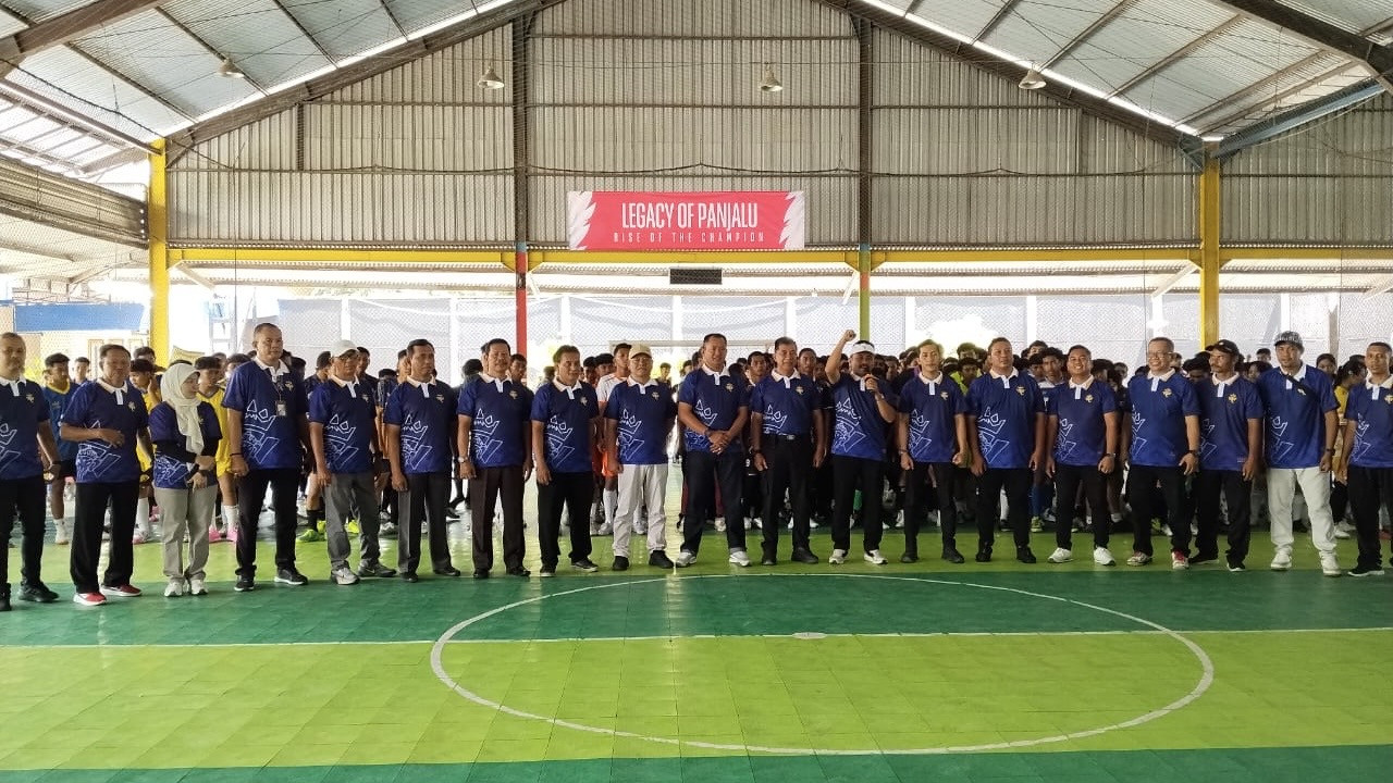 Pembukaan kejuaraan futsal Bupati Cup 2025. (Foto: Pemkab Kediri/jatimnow.com)