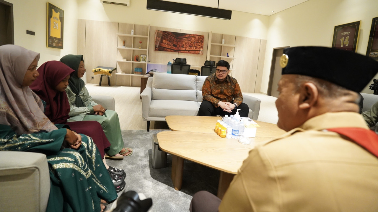 Mas Dhito saat bertemu Aulia. (Foto: Pemkab Kediri/jatimnow.com)