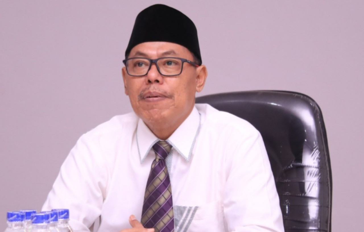 Foto: Rektor UIN KHAS Jember, Prof. Hepni (Sugianto/jatimnow.com)