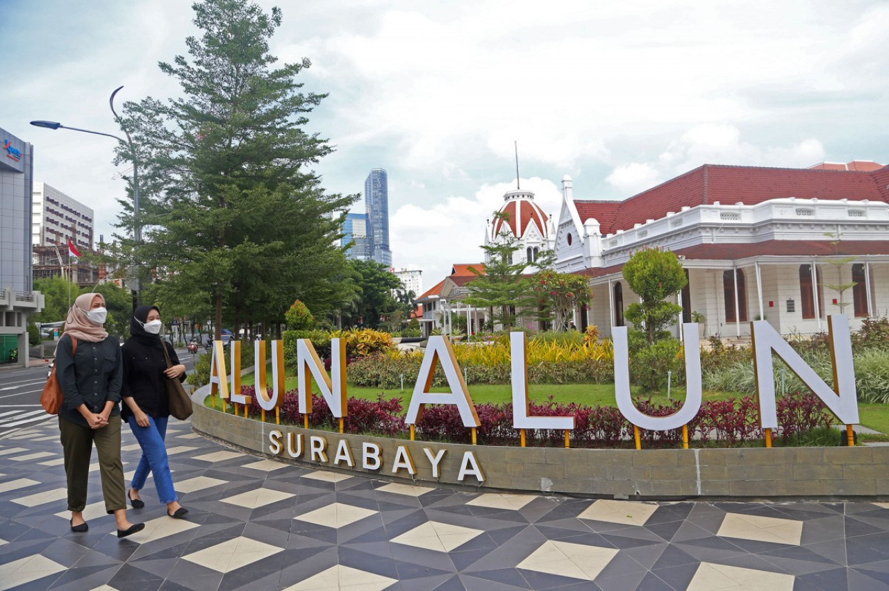 Alun-alun Surabaya (dok.jatimnow.com)