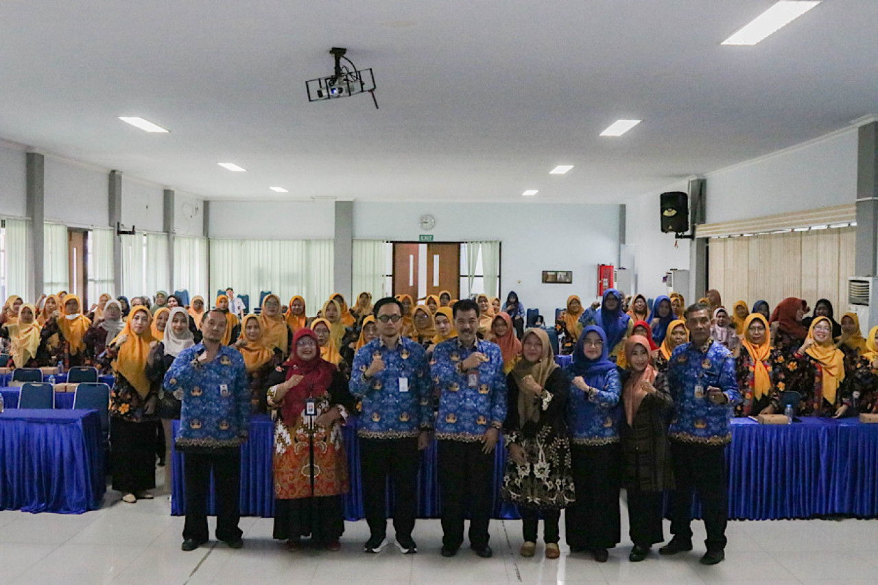 Bimbingan Teknis (Bimtek) Pembelajaran Mendalam di PAUD dengan tema “Membangun Pengalaman Bermakna Bagi Anak Usia Dini”. (Foto: Pemkot Kediri/jatimnow.com)