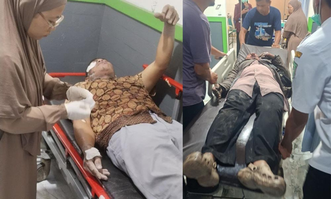 Korban berada di Puskesmas Candipuro, Rabu (19/11) malam. (Foto/Relawan SAR)