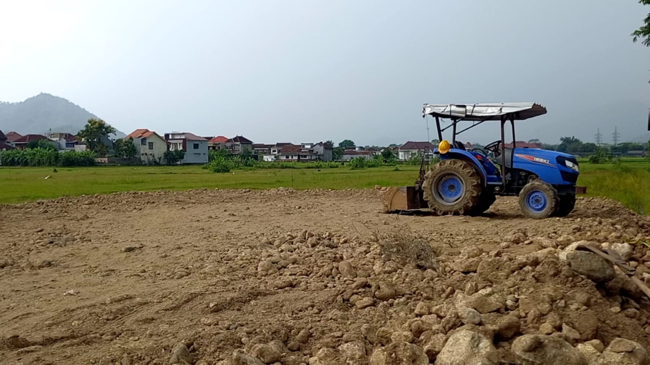 Foto: Lahan sekolah rakyat yang disiapkan Pemkab Trenggalek. (Bramanta/jatimnow.com)