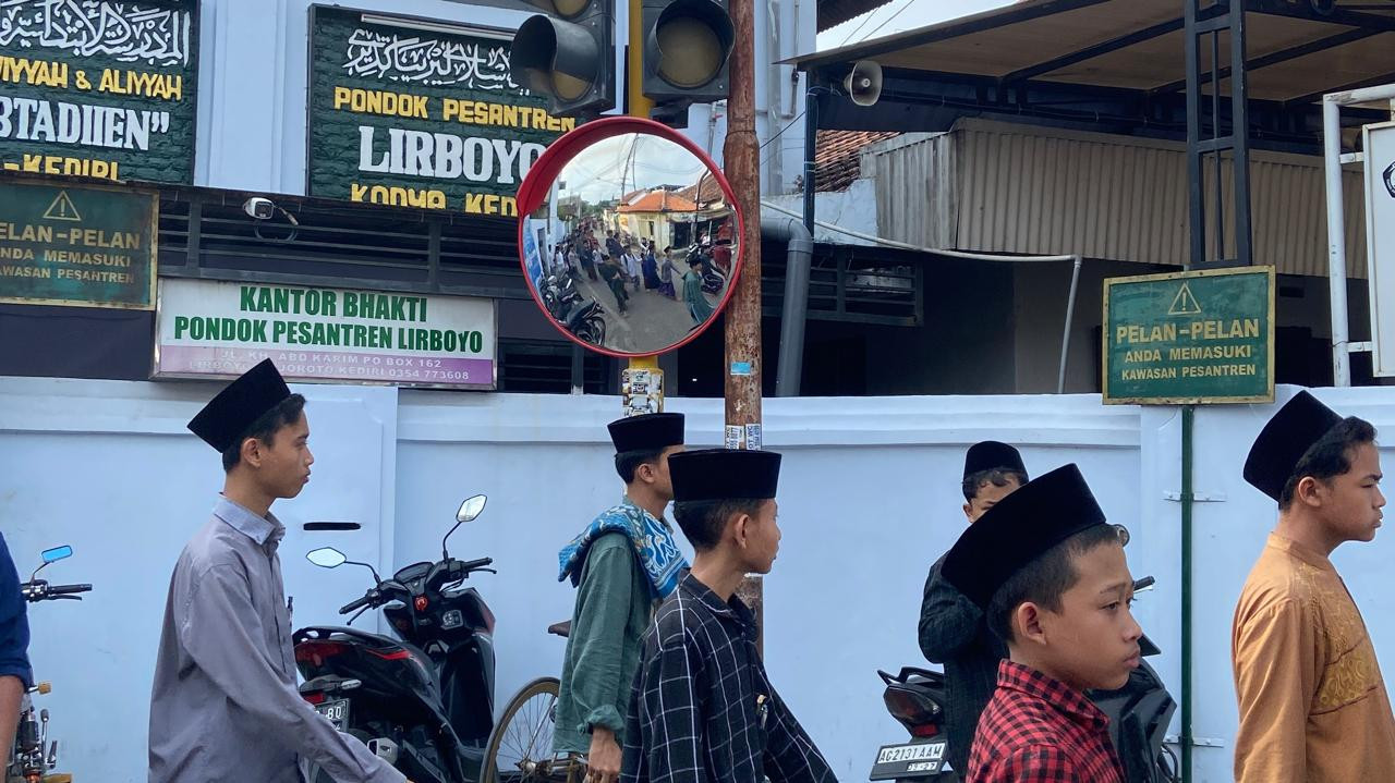 Foto: Suasana Ponpes Lirboyo. (Yanuar/jatimnow.com)