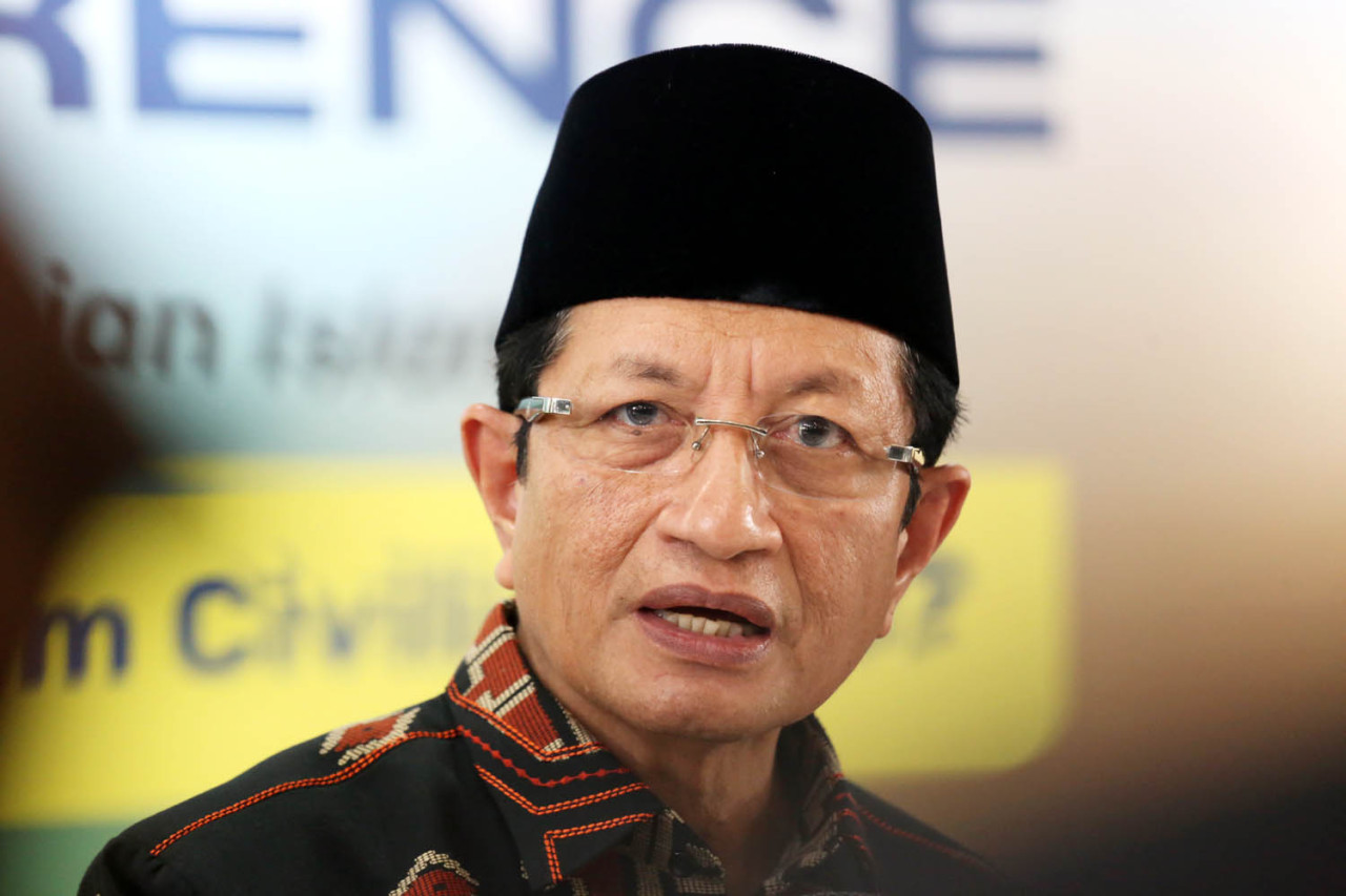 Menteri Agama (Menag) Nasaruddin Umar. (Foto: Ali Masduki/jatimnow.com)