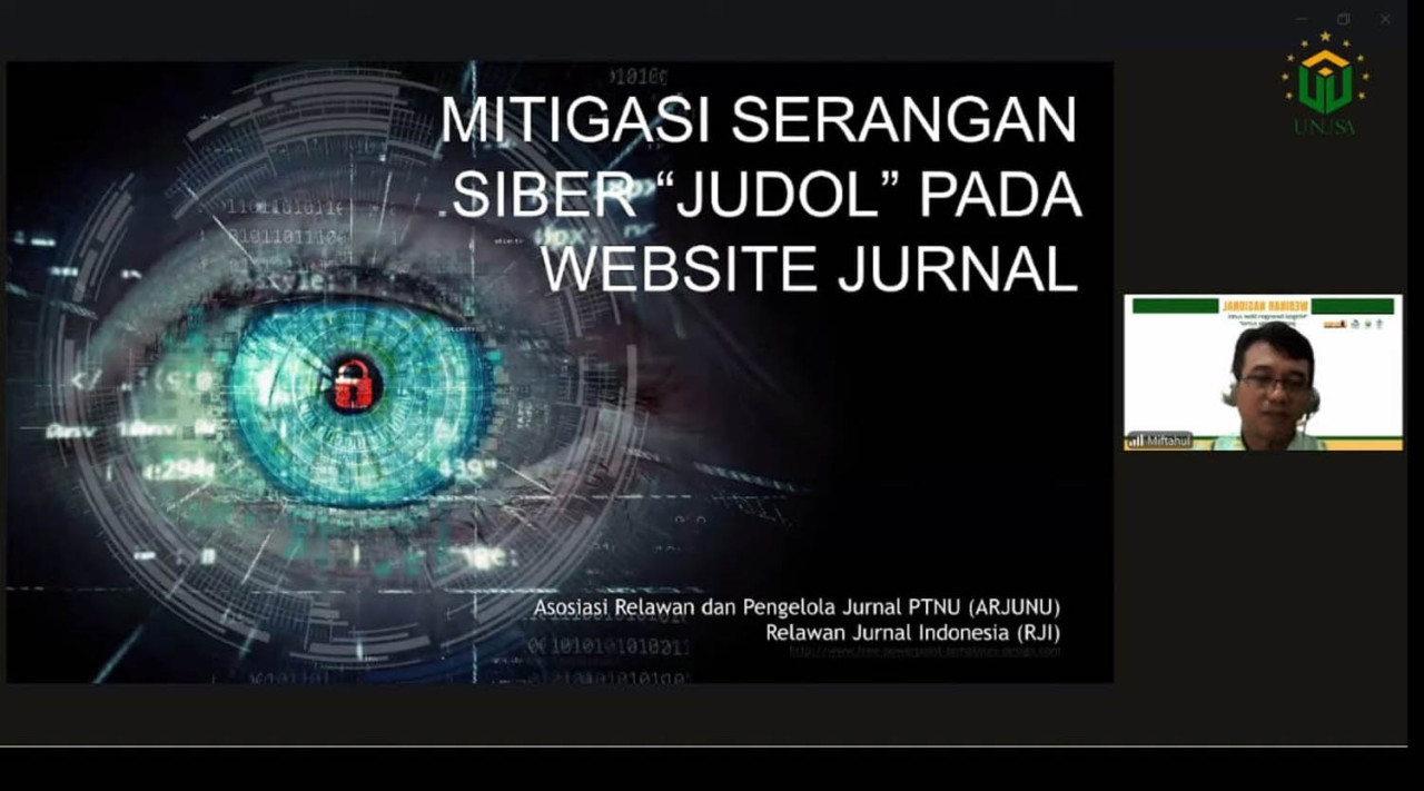 Website Jurnal Diserang Judol? ARJUNU dan RJI Siap Bantu Mitigasi