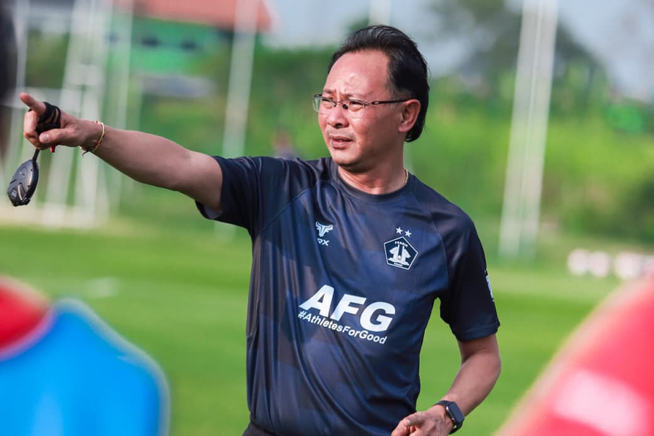 Foto: Pelatih Persik Kediri, Ong Kim Swee. (Persik Kediri/jatimnow.com)