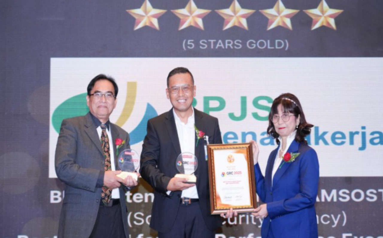 BPJS Ketenagakerjaan Sabet Penghargaan GRC & Leadership Award 2025