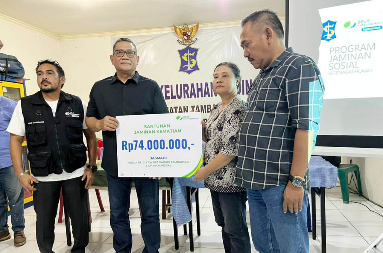 BPJS Ketenagakerjaan Sasar Pekerja Informal Gading Lewat Agen Perisai RW