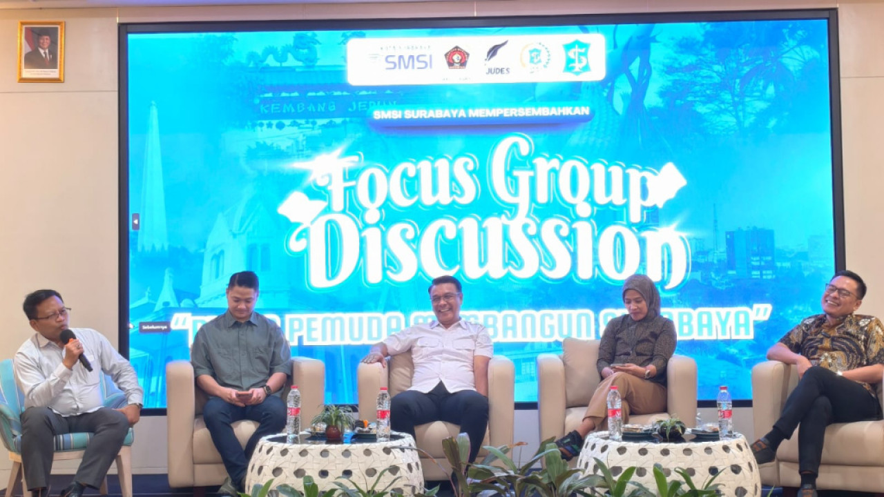 FGD "Peran Pemuda Membangun Kota Surabaya" di The Southern Hotel Surabaya, Rabu (05/11/2025). (Foto/SMSI for JatimNowm.com)