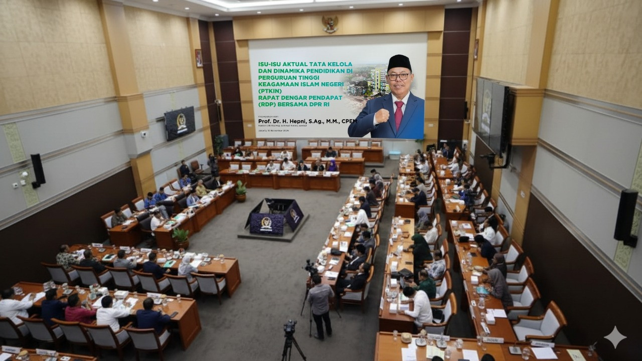 Foto: Rektor UIN KHAS Jember paparkan 8 isu startegis saat RDP dengan DPR-RI (Humas UIN KHAS Jember/jatimnow.com)