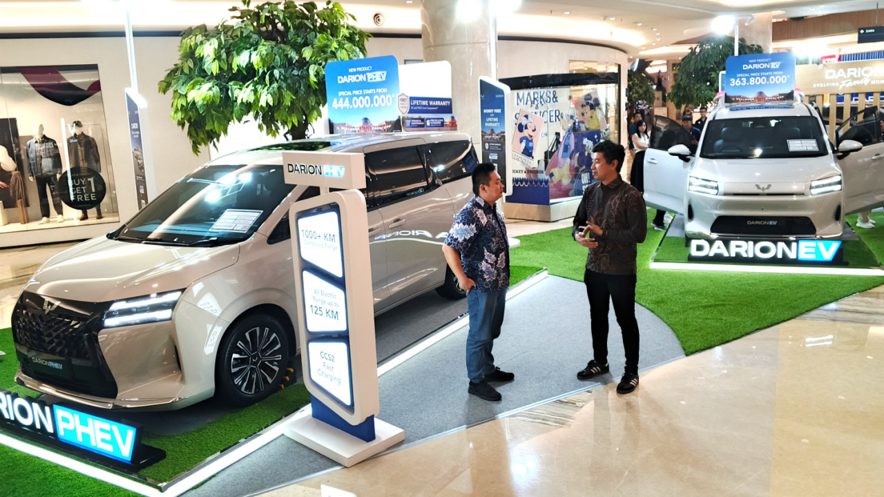 Wuling Darion EV dan PHEV, MPV Elektrifikasi Pertama RI Resmi Hadir di Surabaya