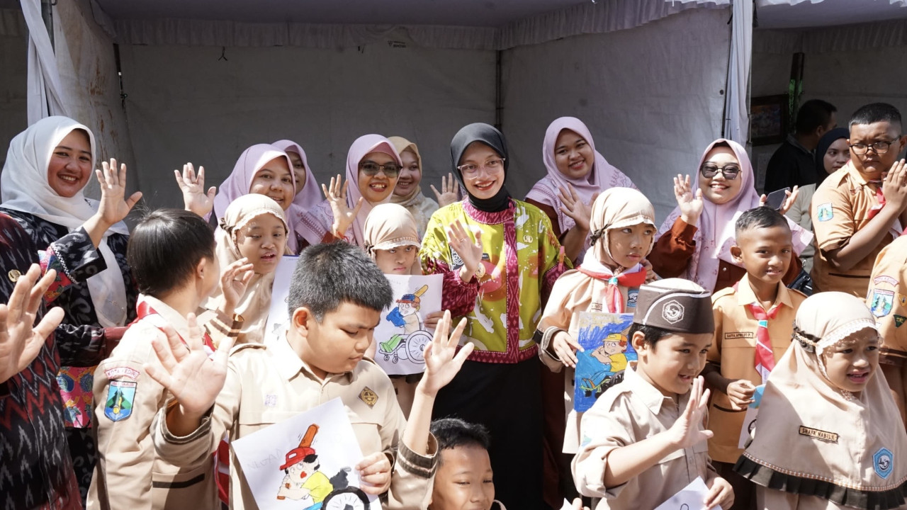 Wali Kota Kediri Vinanda Prameswati dalam Gebyar Inklusi 2025. (Foto: Pemkot Kediri/jatimnow.com)