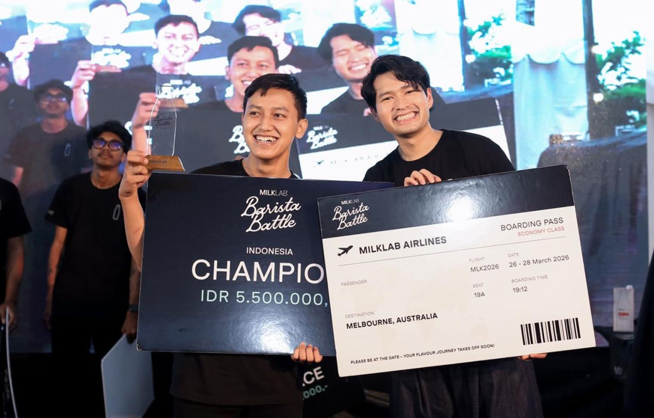 Arek Suroboyo Taklukkan Bali, Fendik Kiswanto Juara MILKLAB Barista Battle 2025