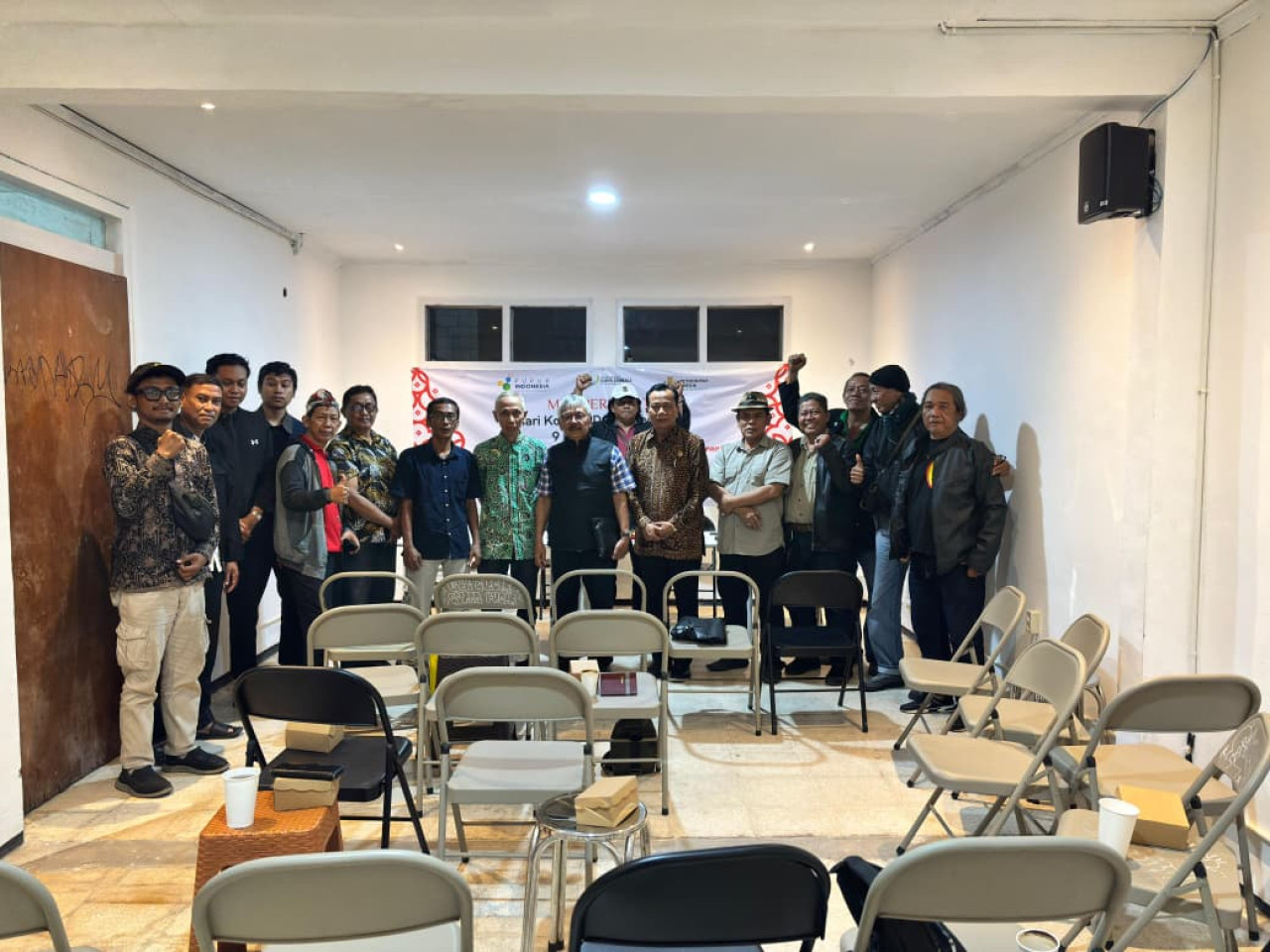 Foto: SCWI gelar diskusi publik dalam rangka memperingati hari anti korupsi. (Eko/jatimnow.com)