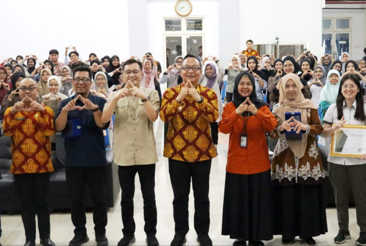 Wakil Bupati Gresik dr Asluchul Alif membuka Workshop Statistik Berdampak Untuk Indonesia Maju. (Foto: Diskominfo Gresik)