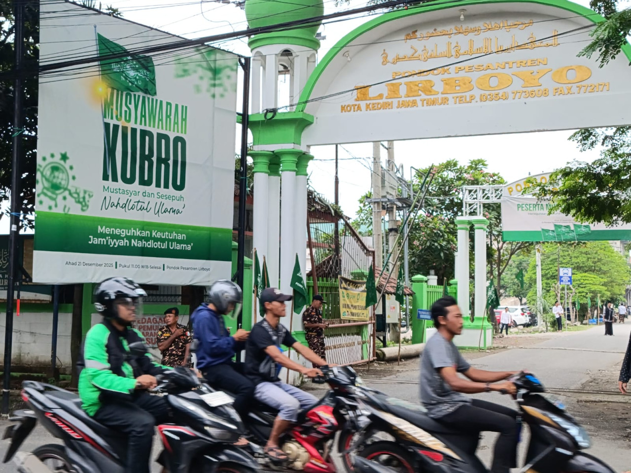 Foto: Ponpes Lirboyo di Kediri. (Bramanta/jatimnow.com)