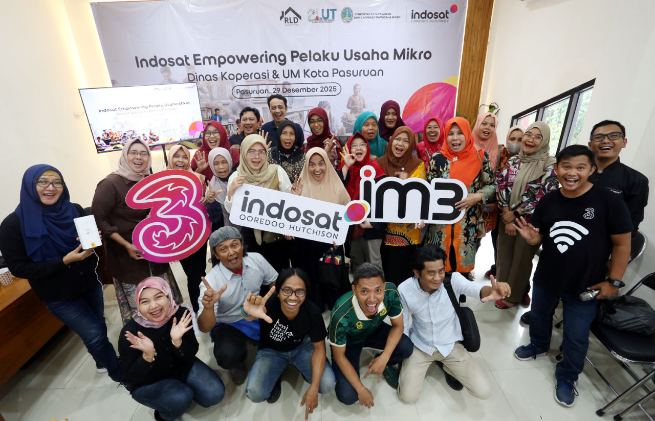 Indosat Bekali UMKM Pasuruan Strategi Konten Viral dan Optimasi Produk