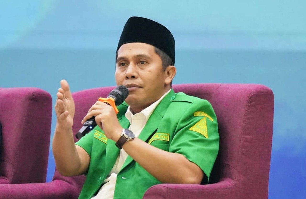 Ketua PW Ansor Jatim, H. Musaffa Safril. (Foto/jatimnow.com)