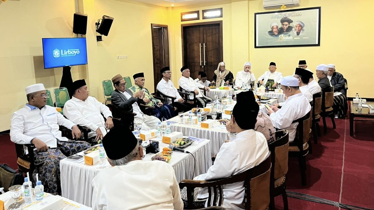 Rapat Konsultasi Syuriyah Pengurus Besar Nahdlatul Ulama (PBNU) bersama Mustasyar PBNU yang digelar di Pondok Pesantren Lirboyo, Kediri. (Foto: Bramanta Pamungkas/jatimnow.com)