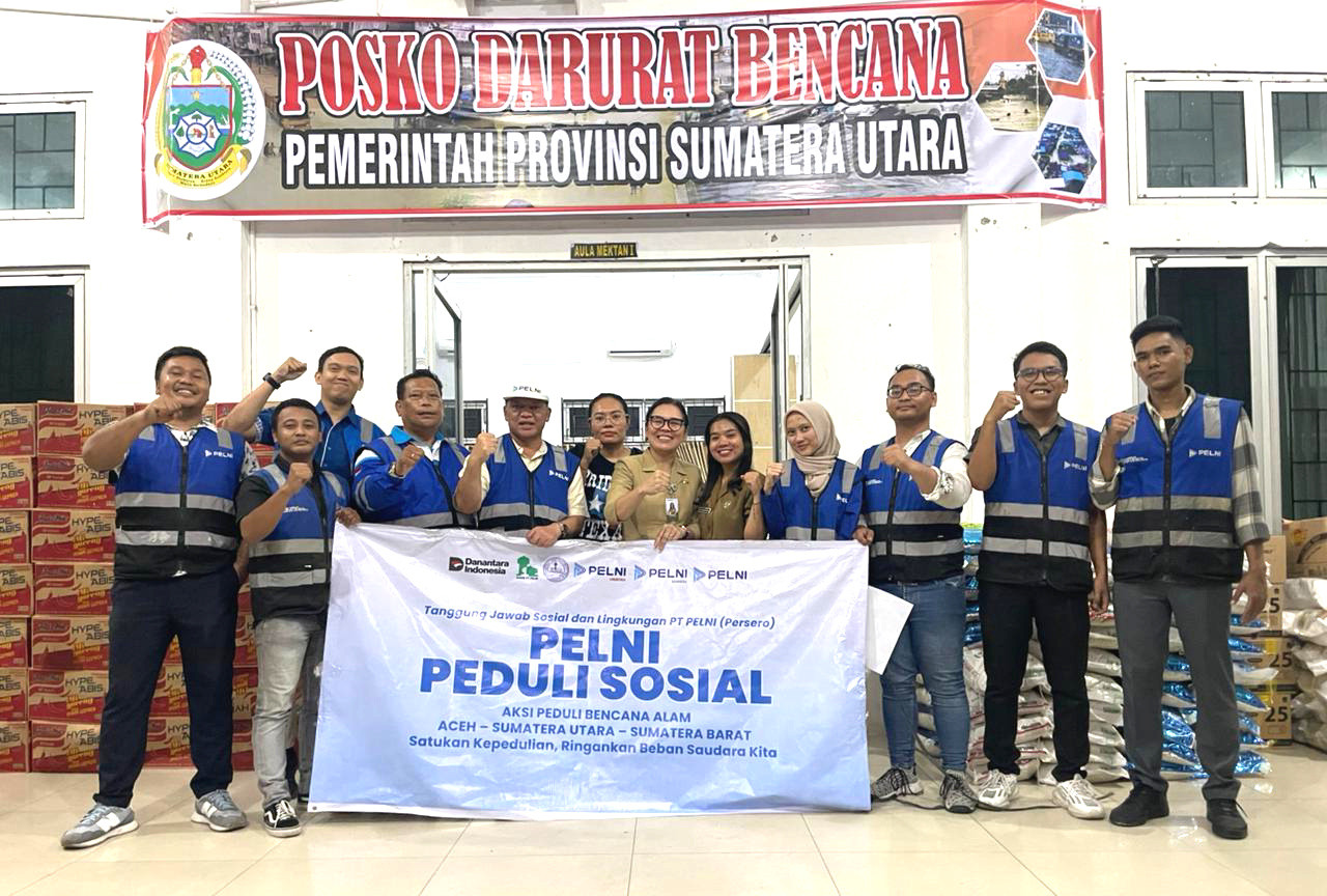 PELNI Salurkan Bantuan Darurat Korban Banjir Sumut dan Sumbar