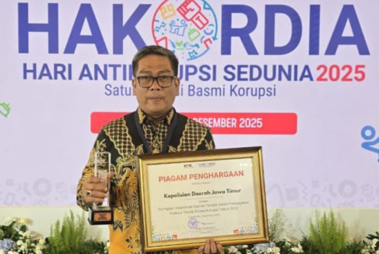 Subdit Tipidkor Polda Jatim menyabet peringkat 1 nasional dari KPK RI. (Foto/jatimnow.com)