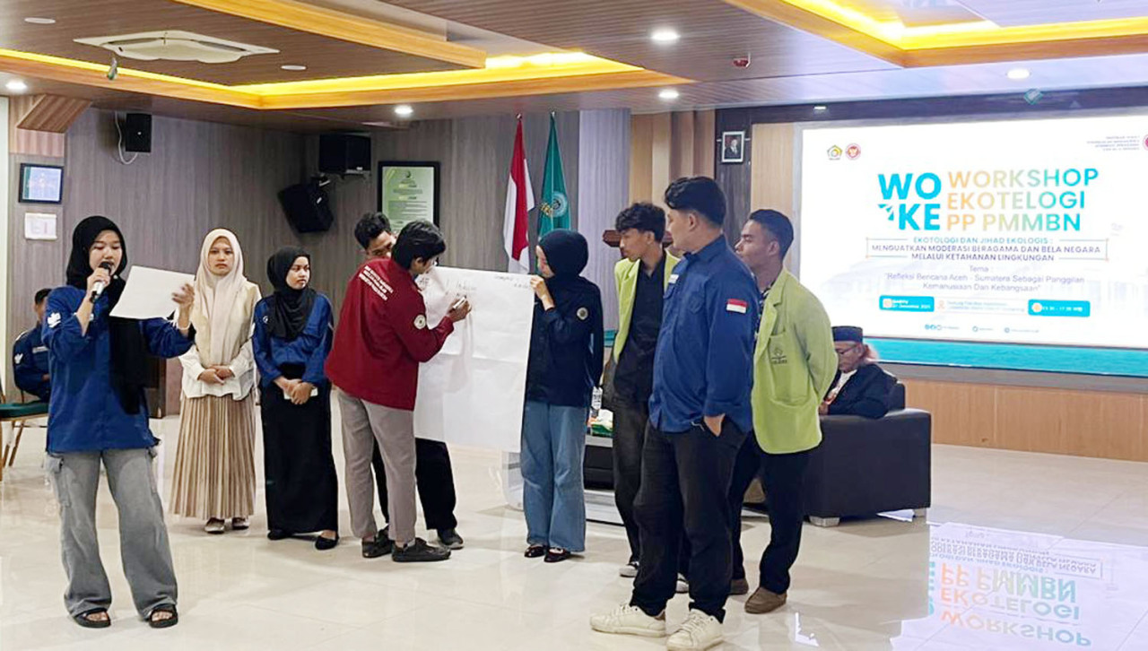 PP PMMBN serukan Jihad Ekologis merespons 1.138 korban jiwa bencana Aceh-Sumatra. (Foto: PP PMMBN/jatimnow.com)