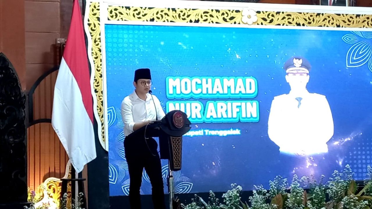 Foto: Bupati Trenggalek, Mocahamad Nur Arifin. (Bramanta/jatimnow.com)