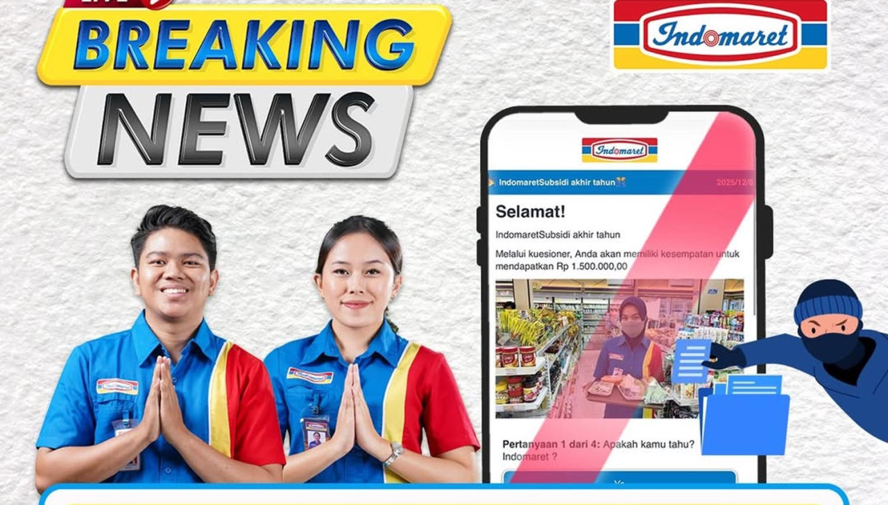 Waspada! Indomaret Imbau Masyarakat Soal Penipuan Voucher Gratis