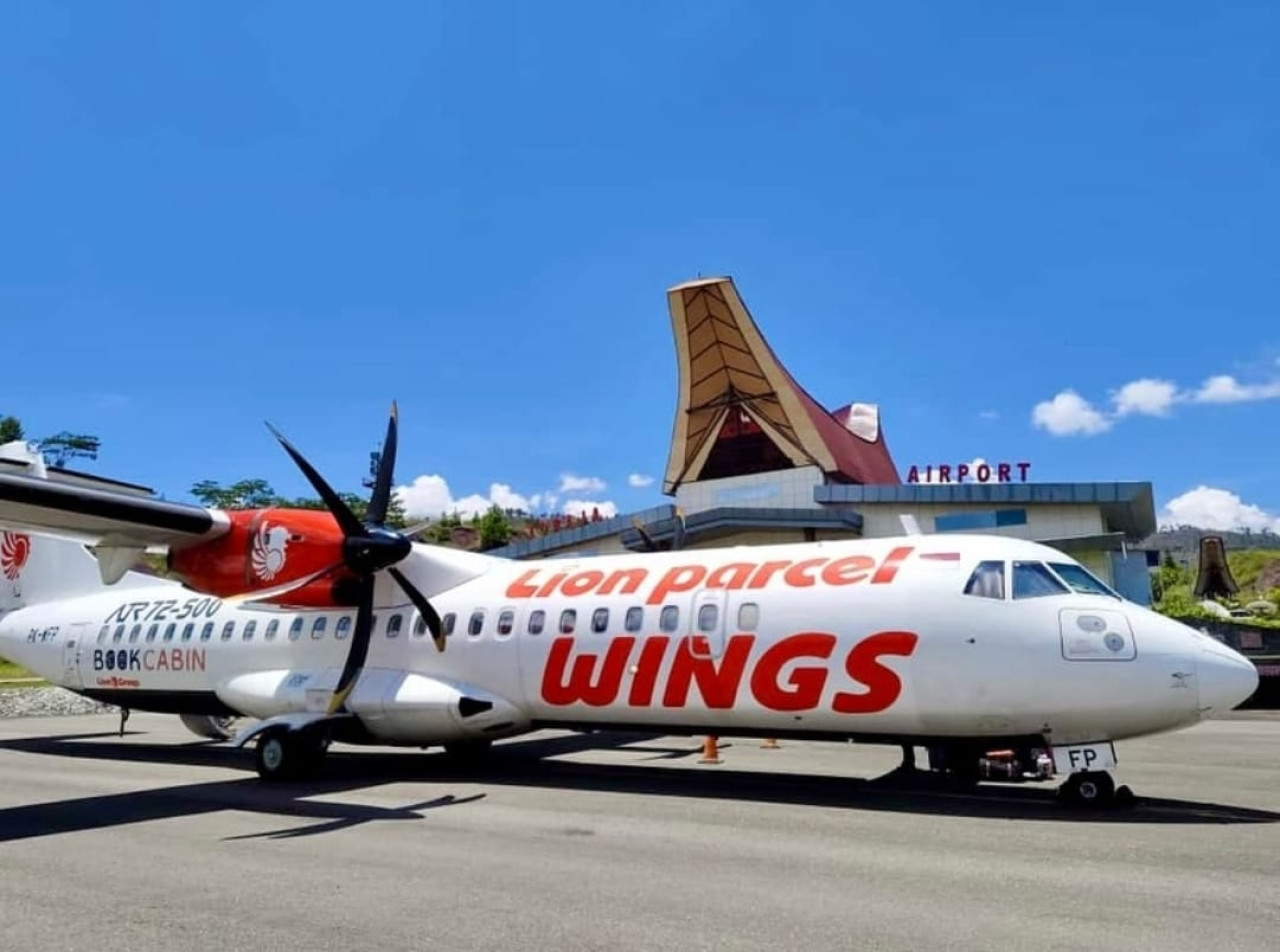 Pesawat Wings Air. (Foto: Diskominfo Jember/jatimnow.com)