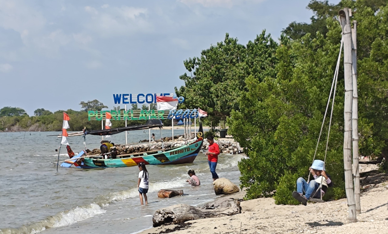 Objek wisata Putri Klayar, Kecamatan Paciran. (Foto: Humas Pemkab Lamongan for jatimnow.com)