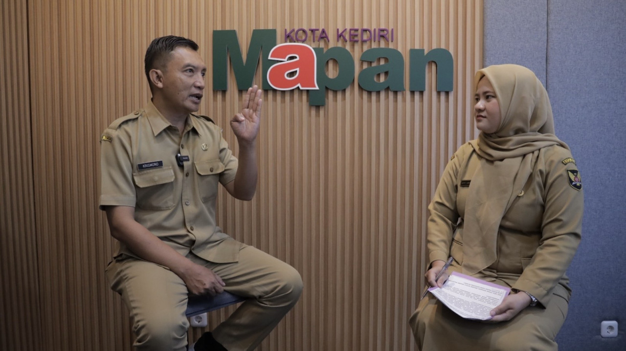 Herry Krismono dalam Pemkot Kediri Podcast. (Foto: Pemkot Kediri/jatimnow.com)