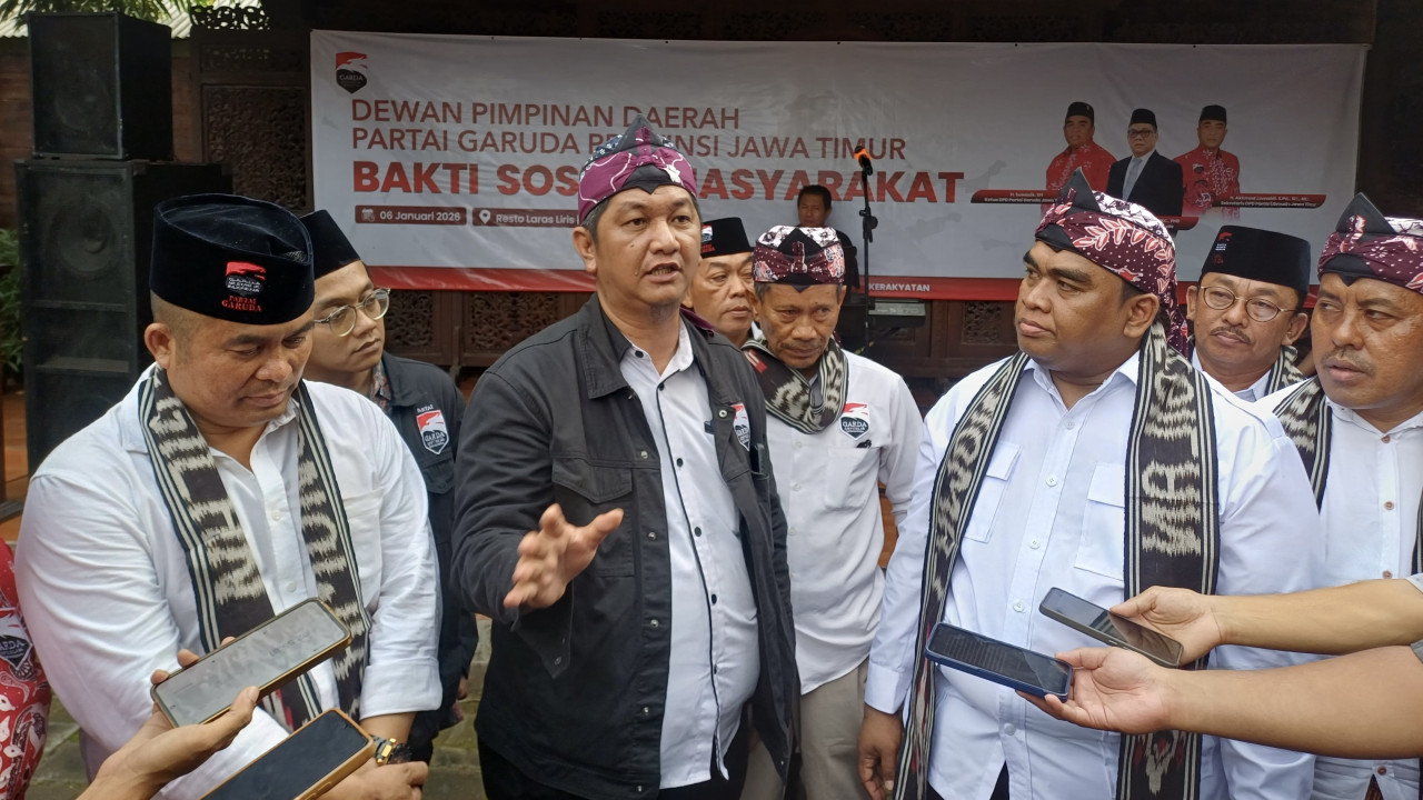 Giat DPD Partai Garuda di Kabupaten Lamongan. (Foto: Adyad Ammy Iffansaj/jatimnow.com)