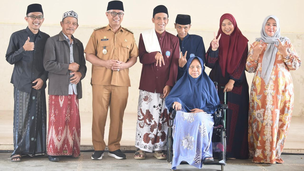 Gus Qowim saat hadiri Wisuda Santri Ma’had Aly Lirboyo. (Foto: Pemkot Kediri/jatimnow.com)