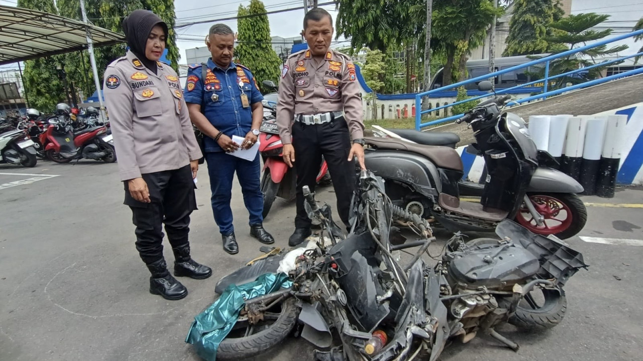 Kasat Lantas Polres Kediri Kota AKP Tutud Yudho Prastyawan. (Foto: Yanuar Dedy/jatimnow.com)