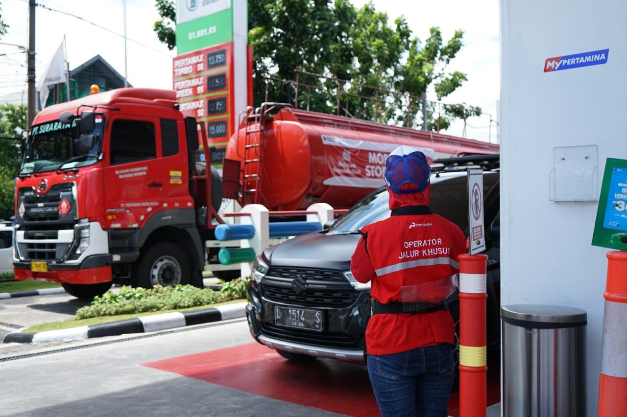 Layanan Satgas Nataru Pertamina. (Foto: Pertamina Patra Niaga/jatimnow.com)