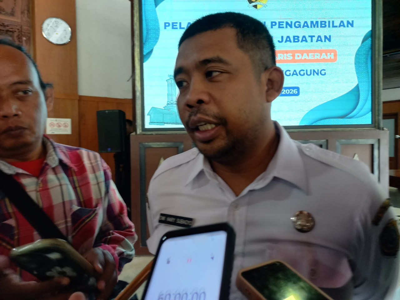 Foto: Kepala Badan Pengelolaan Keuangan dan Aset Daerah (BPKAD) Tulungagung, Dwi Hari Subagyo. (Bramanta/jatimnow.com)
