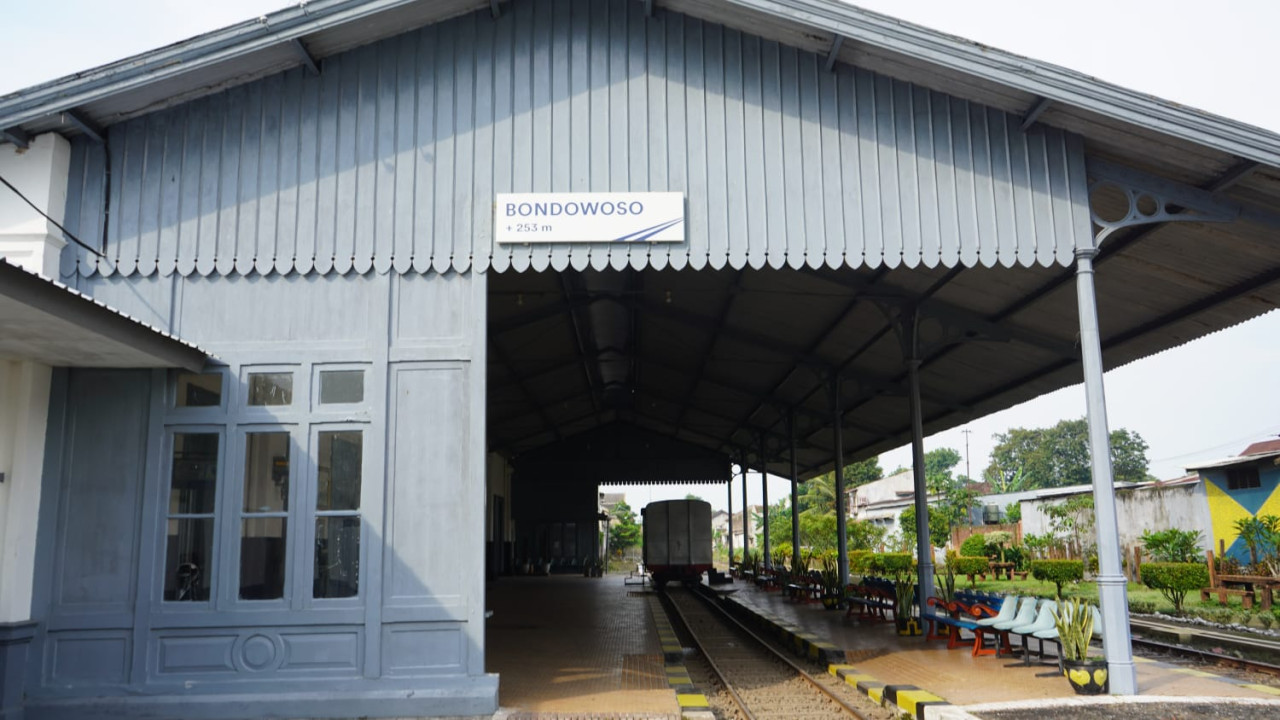 Foto: Kondisi stasiun Bondowoso saat ini. (BTP Surabaya/jatimnow.com)