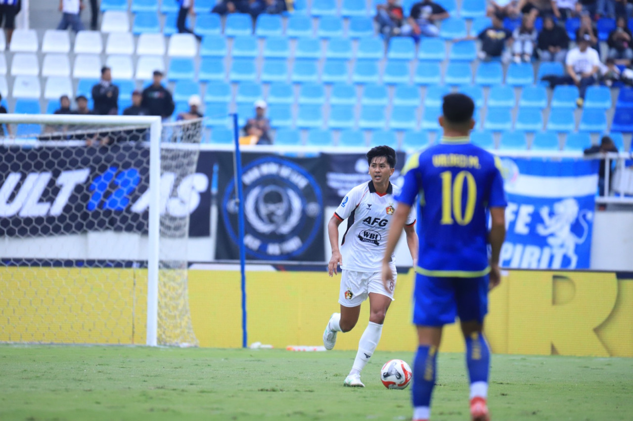 Foto: Pemain Persik Kediri saat lawan Arema FC. (Persik Kediri/jatimnow.com)